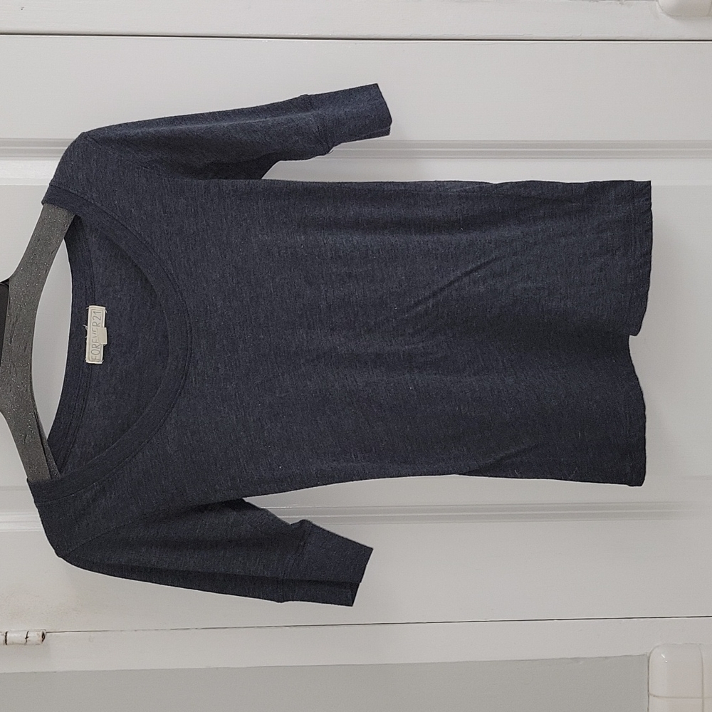 Forever 21 3/4 sleeve soft top